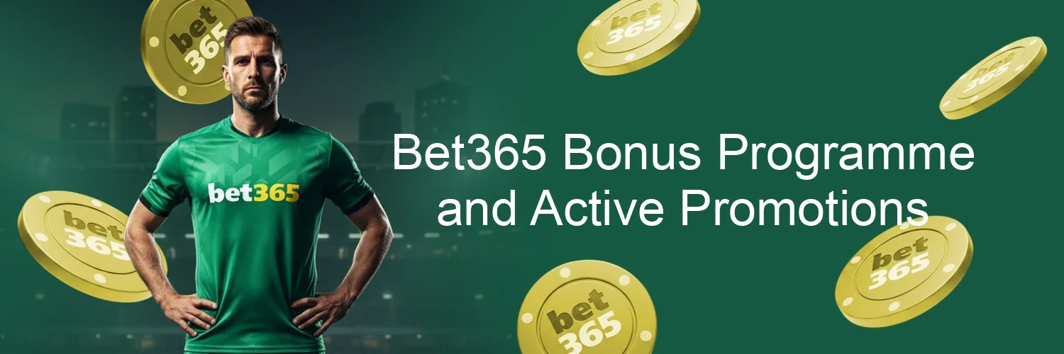 Bet365 Bonus Programme and Active Promotions